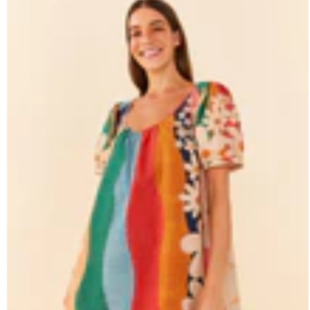 XL Farm Rio Organic Cotton Mini Dress